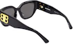 Shop (Women) Balenciaga BOSSY BB Logo Square Sunglasses Women - Stylish & Adjustable. BB0323SK-002-55