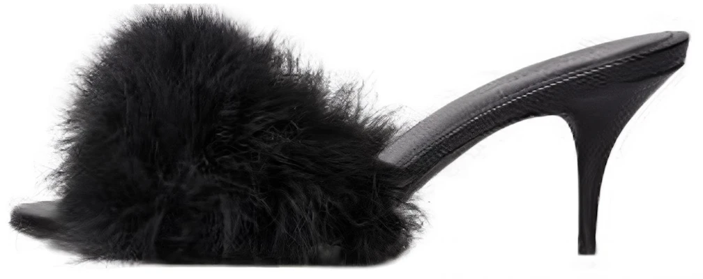 (Women) Balenciaga Boudoir 70mm Sandals 'Black Feathers' 787447W0WMQ1000 Buy (Women) Balenciaga Boudoir 70mm Sandals 'Black Feathers' 787447W0WMQ1000