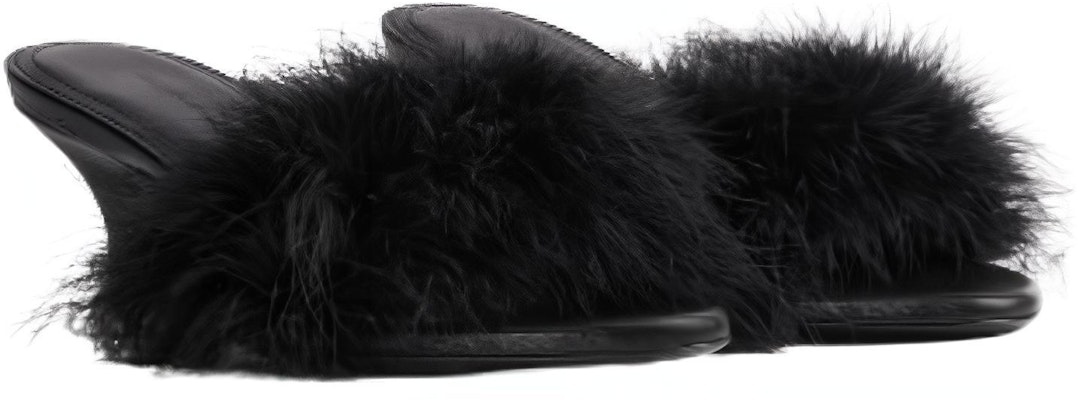 (Women) Balenciaga Boudoir 70mm Sandals 'Black Feathers' 787447W0WMQ1000 Order (Women) Balenciaga Boudoir 70mm Sandals 'Black Feathers' 787447W0WMQ1000