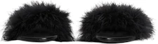 Lookbook (Women) Balenciaga Boudoir 70mm Sandals 'Black Feathers' 787447W0WMQ1000