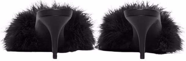Purchase 巴黎世家Balenciaga 舒適簡約 一字拖鞋 7cm 女款 黑色