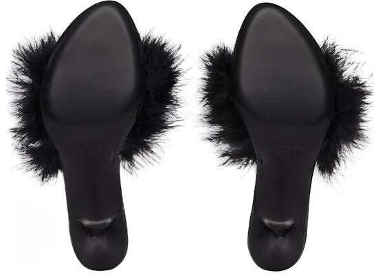 (Women) Balenciaga Boudoir 70mm Sandals 'Black Feathers' 787447W0WMQ1000 Details for (Women) Balenciaga Boudoir 70mm Sandals 'Black Feathers' 787447W0WMQ1000