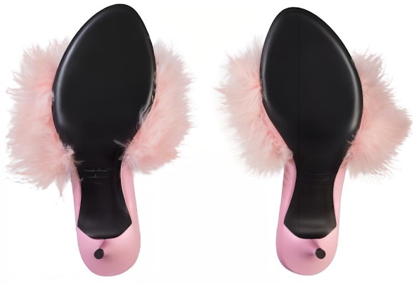 (Women) Balenciaga Boudoir 70mm Sandals 'Pink Feathers' 787447W0WMQ5000 Details for (Women) Balenciaga Boudoir 70mm Sandals 'Pink Feathers' 787447W0WMQ5000