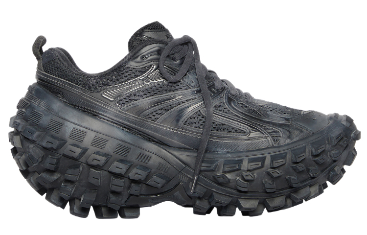 Lookbook (W) Balenciaga Bouncer Sneaker ''Versleten - Zwart'' 685611-W2RA6-1000