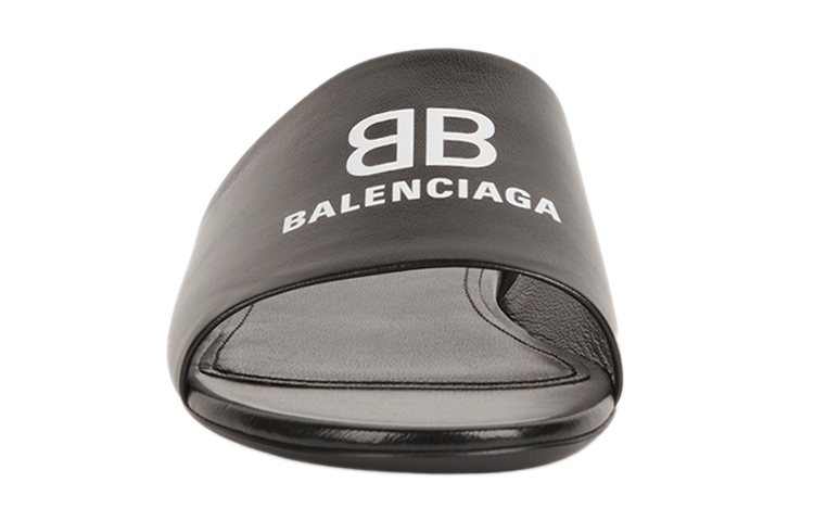Lookbook (W) Balenciaga Box Schwarz ''Leichte Bequeme Fashion Pantolette'' 670441WAWNA1006