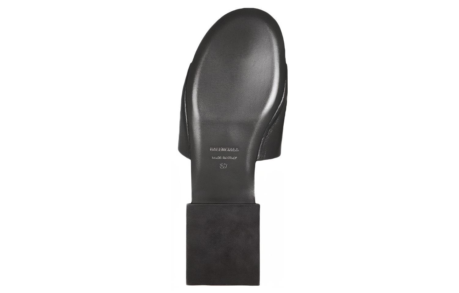 Details for (W) Sandalia Balenciaga Box Mule Negra 653796WA8FF1090