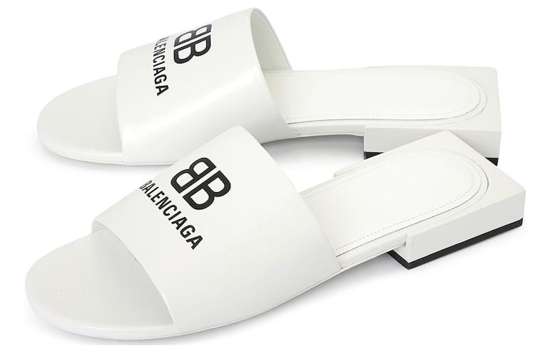 (W) Balenciaga Box Sandals 'White' 圖 3