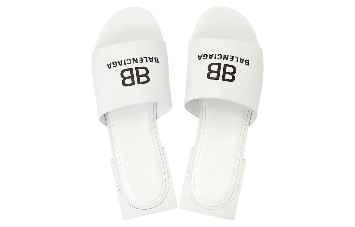 (W) Balenciaga Box Sandals 'White' 圖 4
