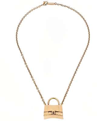 (W) 巴黎世家黃銅包吊墜項鍊-金色配飾 700363TZ14J0604 Lookbook (W) 巴黎世家黃銅包吊墜項鍊-金色配飾 700363TZ14J0604