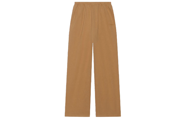 (Women) Balenciaga Brown Relaxed Straight-Leg Mid-Rise Casual Pants 674594TKVB59504