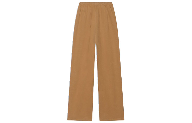 Lookbook (W) Balenciaga Coklat Seluar Santai Potongan Lurus Pinggang Sederhana 674594TKVB59504