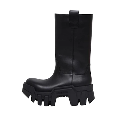 (W) Balenciaga Bulldozer Boots 'Black Poluyurethane'