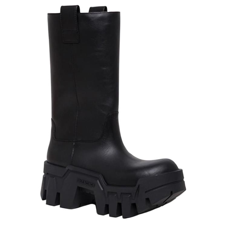 Lookbook (W) Bottes Balenciaga Bulldozer ''Noir Polyuréthane'' 671555WBCQ01000