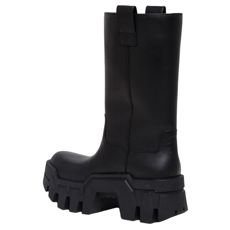 Shop (W) Bottes Balenciaga Bulldozer ''Noir Polyuréthane'' 671555WBCQ01000