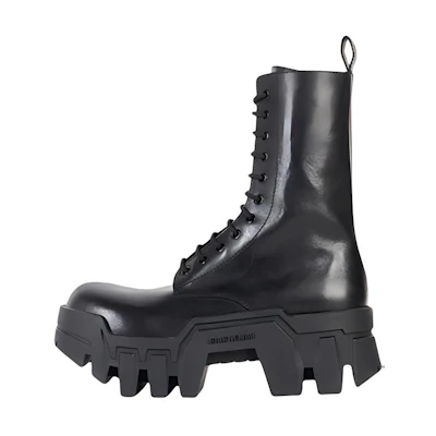 (W) Balenciaga Bulldozer Lace-Up Boot 'Black'