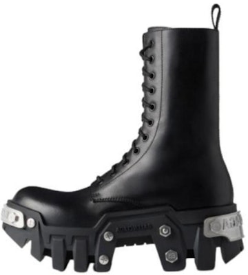 (W) 발렌시아가 불도저 레이스업 부츠 블랙 671554WBCQ11081 Buy (W) 발렌시아가 불도저 레이스업 부츠 블랙 671554WBCQ11081