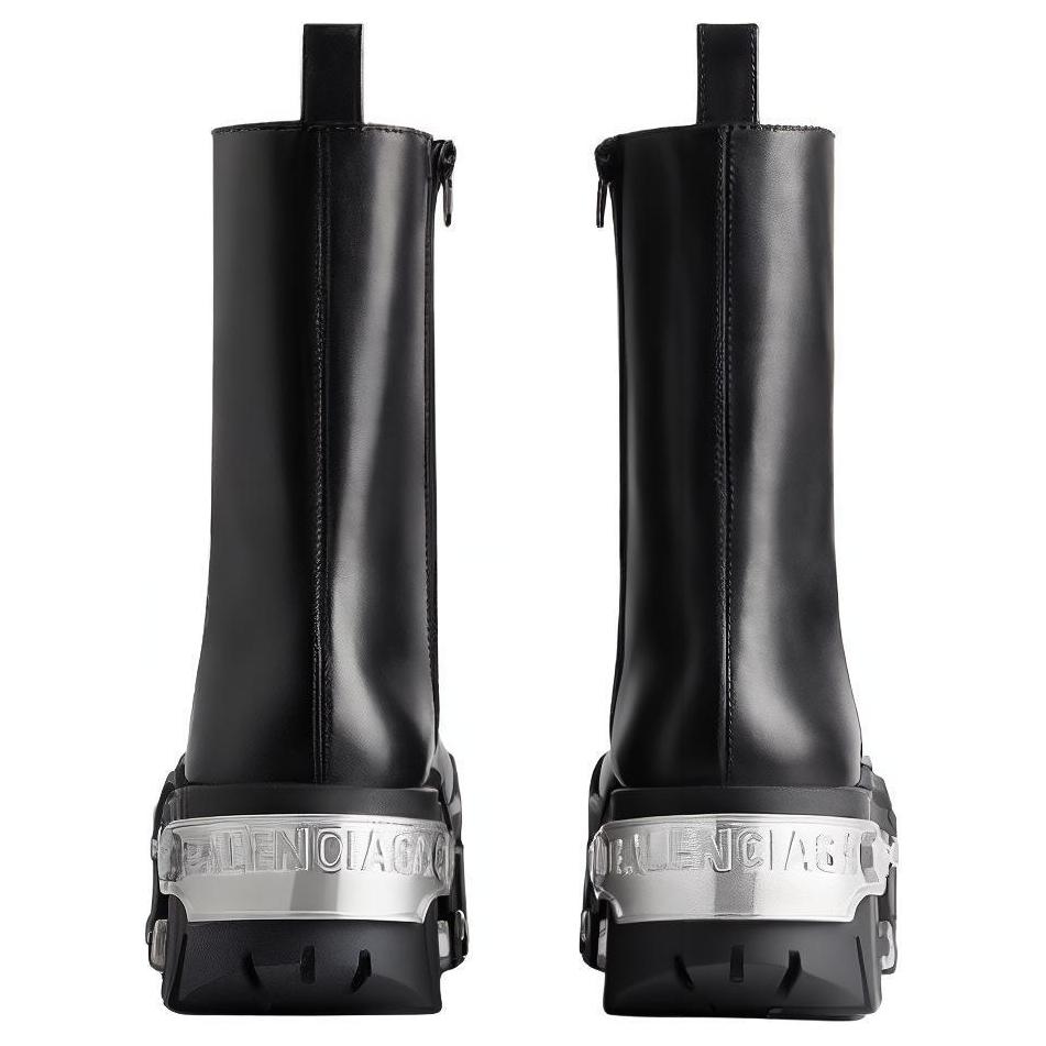 Purchase (W) 발렌시아가 불도저 레이스업 부츠 블랙 671554WBCQ11081