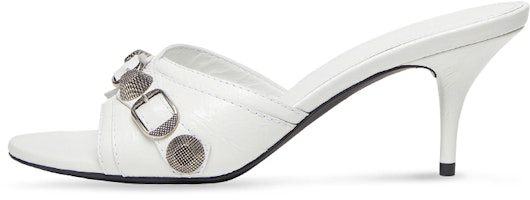 (Women) Balenciaga Cagole 70 Sandal 'White Leather' 694347WAD4E9081 (Women) Balenciaga Cagole 70 Sandal 'White Leather' 694347WAD4E9081