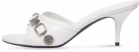 (Women) Balenciaga Cagole 70 Sandal 'White Leather' 694347WAD4E9081 (Women) Balenciaga Cagole 70 Sandal 'White Leather' 694347WAD4E9081
