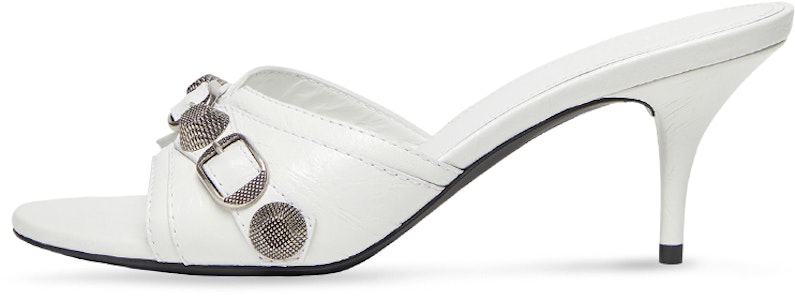 巴黎世家 Cagole 70 皮革 時尚涼鞋 女款 白色 Buy 巴黎世家 Cagole 70 皮革 時尚涼鞋 女款 白色