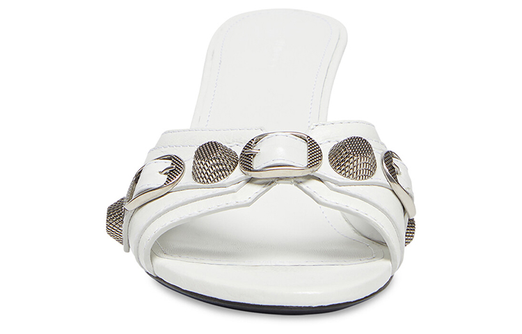 Purchase (Women) Balenciaga Cagole 70 Sandal 'White Leather' 694347WAD4E9081