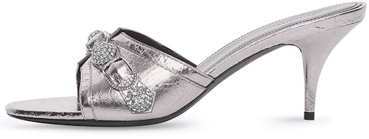 (Women) Balenciaga Cagole 70 Sandals 'Silver' 694347WBDK28081 (Women) Balenciaga Cagole 70 Sandals 'Silver' 694347WBDK28081