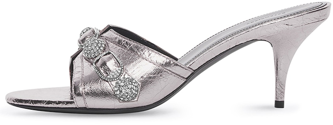 (Women) Balenciaga Cagole 70 Sandals 'Silver' 694347WBDK28081 Buy (Women) Balenciaga Cagole 70 Sandals 'Silver' 694347WBDK28081