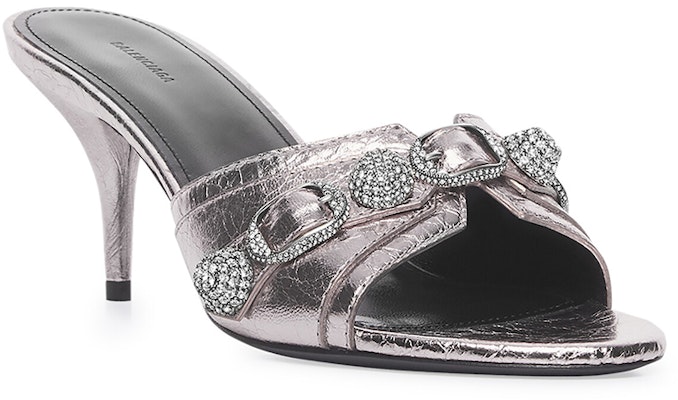 (Women) Balenciaga Cagole 70 Sandals 'Silver' 694347WBDK28081 Order (Women) Balenciaga Cagole 70 Sandals 'Silver' 694347WBDK28081