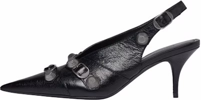 (Women) Balenciaga Cagole Slingback 70mm Pumps 'Black' 714251WAD4E1081 (Women) Balenciaga Cagole Slingback 70mm Pumps 'Black' 714251WAD4E1081