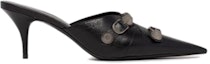 Order (W) Balenciaga Cagole 80mm Mules 'Hitam' 714253WAD4E1081