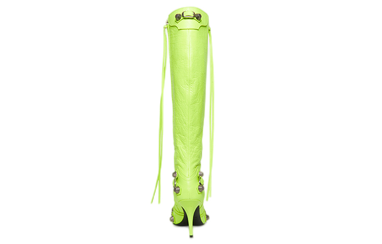 Shop (W) Balenciaga Cagole 90mm Laars ''Neon Geel'' 694395-WAD4E-7381
