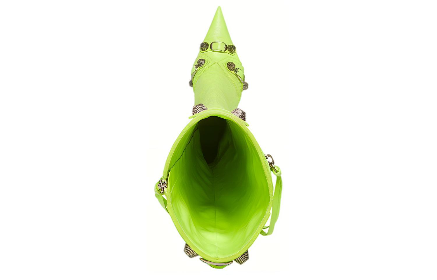 Purchase (W) Balenciaga Cagole 90mm Laars ''Neon Geel'' 694395-WAD4E-7381
