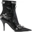 Order (W) Botines Balenciaga Cagole 90mm 'Negro Arena de Piel de Cordero' 694379WAD4E1081