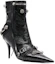 Shop (W) Botines Balenciaga Cagole 90mm 'Negro Arena de Piel de Cordero' 694379WAD4E1081