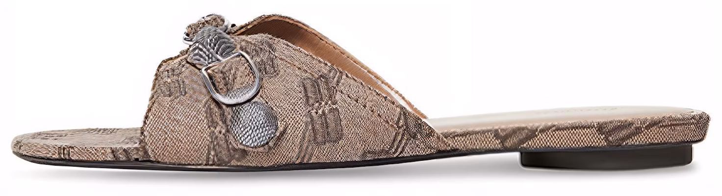 (Women) Balenciaga Cagole 'Brown Studded Buckle' 707368W2I113081 Buy (Women) Balenciaga Cagole 'Brown Studded Buckle' 707368W2I113081