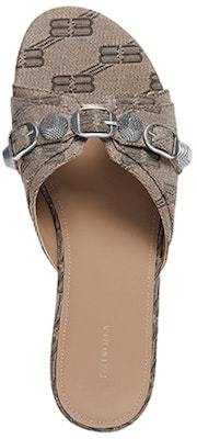 (Women) Balenciaga Cagole 'Brown Studded Buckle' 707368W2I113081 Lookbook (Women) Balenciaga Cagole 'Brown Studded Buckle' 707368W2I113081