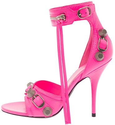 (Women) Balenciaga Cagole 'Pink Buckle Stiletto Slide' 743057WAD4E5800 Buy (Women) Balenciaga Cagole 'Pink Buckle Stiletto Slide' 743057WAD4E5800