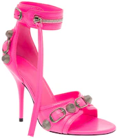Lookbook (Women) Balenciaga Cagole 'Pink Buckle Stiletto Slide' 743057WAD4E5800