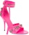 (W) Balenciaga Cagole 'Pink Buckle Stiletto Slide' Tumit Tinggi Merah Jambu 743057WAD4E5800