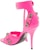 (W) Balenciaga Cagole 'Pink Buckle Stiletto Slide' Tumit Tinggi Merah Jambu 743057WAD4E5800