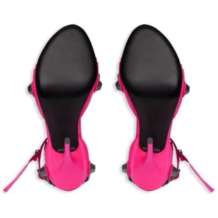 Purchase (W) Balenciaga Cagole ''Mule Rose à Boucle et Talon Aiguille'' 743057WAD4E5800
