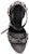 (W) Balenciaga Cagole 'Sandal Kulit Bergesper Berstud Hitam' 743057WAD4E1081