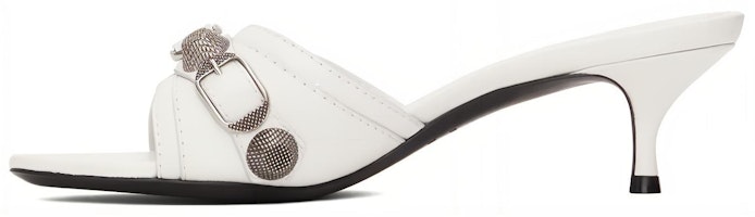 (Women) Balenciaga Cagole 'White Goat Leather High-Heel Sandal' 694350WAD4E9081 (Women) Balenciaga Cagole 'White Goat Leather High-Heel Sandal' 694350WAD4E9081