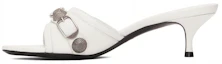 Buy (W) Balenciaga Cagole ''Witte Geitenleren Hoge Hakken Sandalen'' 694350WAD4E9081