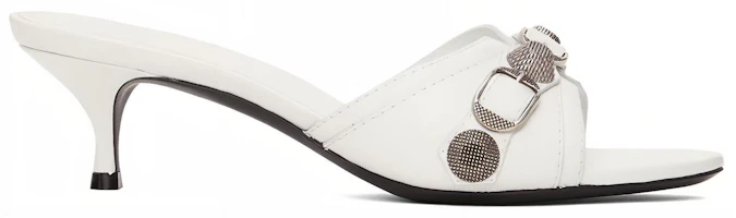 Order (Women) Balenciaga Cagole 'White Goat Leather High-Heel Sandal' 694350WAD4E9081