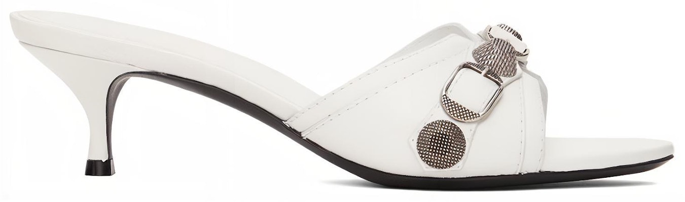 (Women) Balenciaga Cagole 'White Goat Leather High-Heel Sandal' 694350WAD4E9081 Order (Women) Balenciaga Cagole 'White Goat Leather High-Heel Sandal' 694350WAD4E9081
