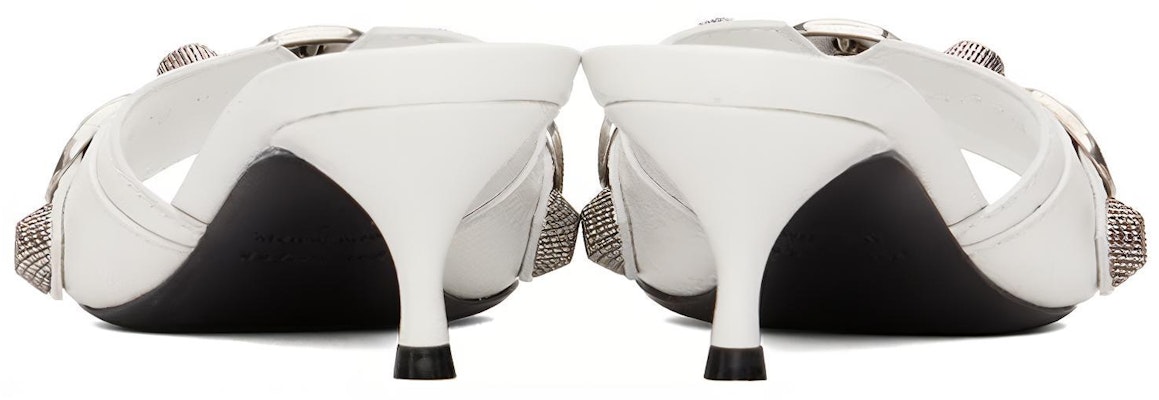 (Women) Balenciaga Cagole 'White Goat Leather High-Heel Sandal' 694350WAD4E9081 Shop (Women) Balenciaga Cagole 'White Goat Leather High-Heel Sandal' 694350WAD4E9081