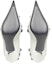 Details for (W) Balenciaga Cagole 'Kasut Tumit Tinggi Stud Putih Tirus' 714252WAD4E9081