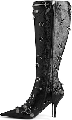 (Women) Balenciaga Cagole Ankle Boot 'Black Leather Pointed Toe' 763224WAD4P1081 Buy (Women) Balenciaga Cagole Ankle Boot 'Black Leather Pointed Toe' 763224WAD4P1081