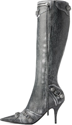 (Women) Balenciaga Cagole Boot 'Black Leather' 771231WBMA21090 Buy (Women) Balenciaga Cagole Boot 'Black Leather' 771231WBMA21090
